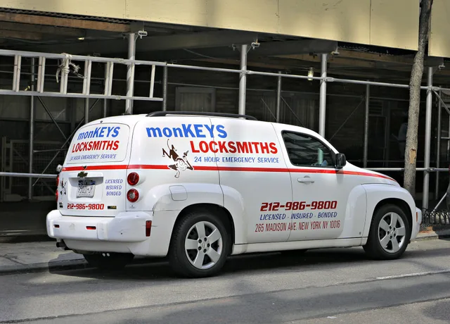 monKEYS Locksmiths Chevrolet HHR panel van. Pricing locksmith calls across California and New York markets